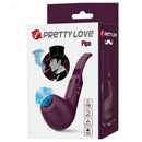Pretty love - stimolatore per canna con 10 impostazioni di picchiolazione viola