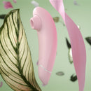 Womanizer - stimolatore clitorideo premium a eco-aspirazione con 12 livelli di intensità rose