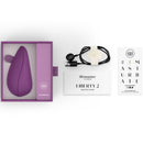 Womanizer - liberty 2 stimolatore clitorideo a suzione 8 livelli di intensità viola
