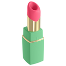 Womanizer - stimolatore clitorideo a succhiatura, 6 livelli di intensità, verde e rosa