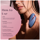 Womanizer - next liberty 3d pleasure air stimolatore clitorideo blu/rosso