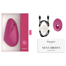 Womanizer - next liberty stimolatore clitorideo 3d intenso rosa aria di piacere