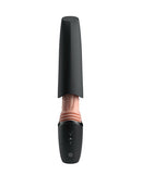 King cock plus - dildo in silicone pro con protezione, vibrazione e luce riscaldante, 12,7 cm