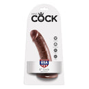 King cock 6" pene marrone 15,2 cm