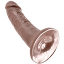 King cock 6" pene marrone 15,2 cm