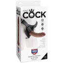 King cock - imbracatura per cazzo king con pene marrone realistico 20,3 cm