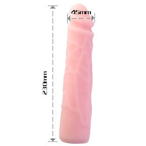 Baile - dildo in silicone realistico al tocco della pelle 23 cm-1