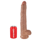 King cock pene realistico con testicoli 35,6 cm