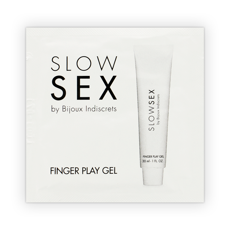 Bijoux - gel da massaggio sex slow con finger play monodose