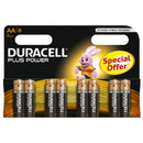 Duracell - batteria plus power aa lr6 8unit