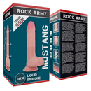 Rockarmy - imbracatura + silicone liquido premium mustang realistico 18 cm -o- 4.14 cm