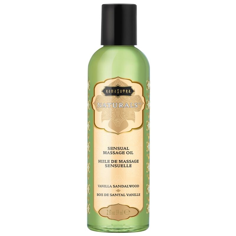 Olio da massaggio naturale kamasutra vaniglia sandalo 59 ml