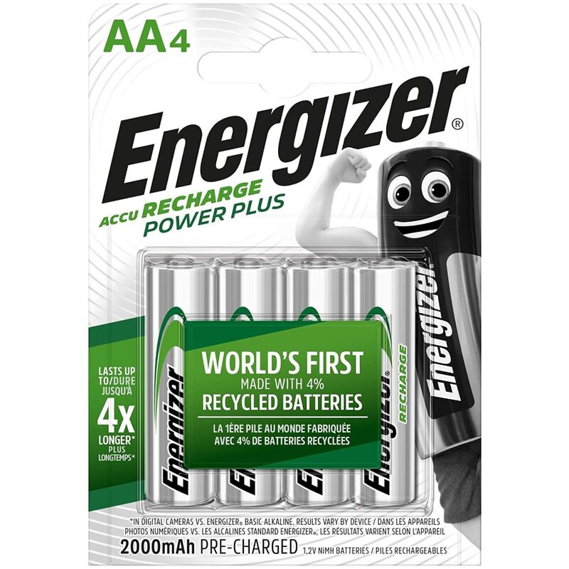 Energizer pilas recargables aa4 blister 4-0