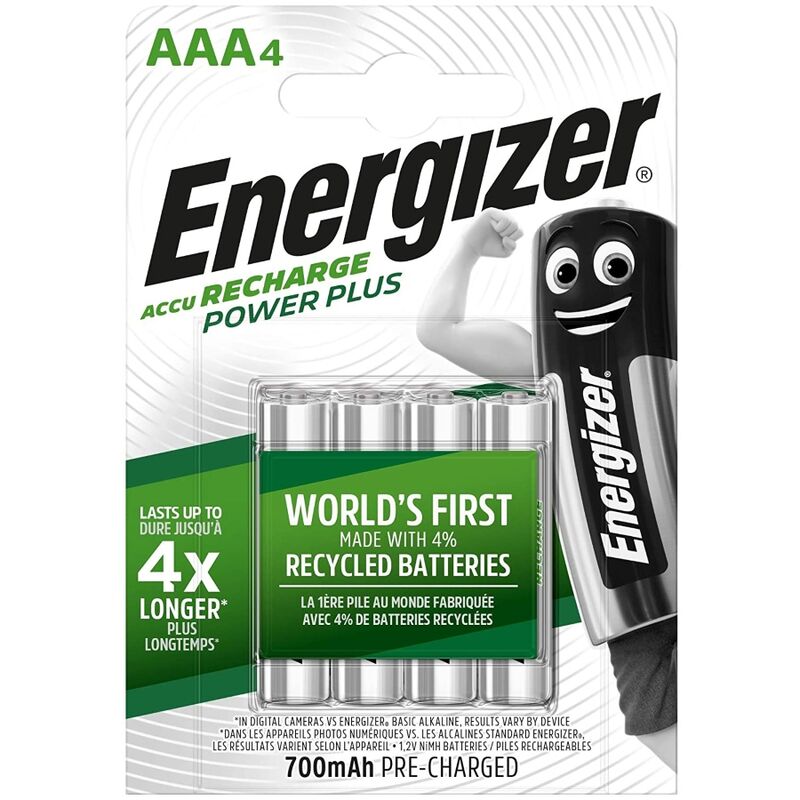 Energizer pilas recargables aaa4 blister 4-0
