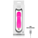 Vibratore ricaricabile dolce vita tre rosa 7 velocità-1