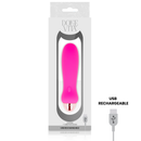Vibratore ricaricabile dolce vita cinque rosa 7 velocità-1