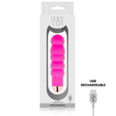 Vibratore ricaricabile dolce vita sei rosa 7 velocità-2