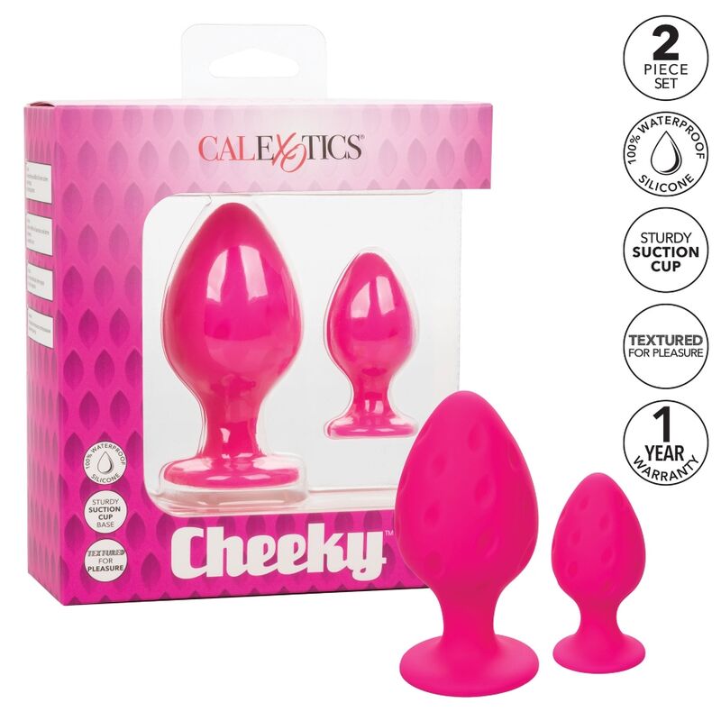 Calex cheeky buttplug - rosa-0