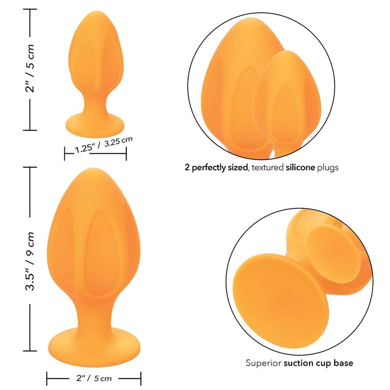 Calex cheeky buttplug - arancio-9