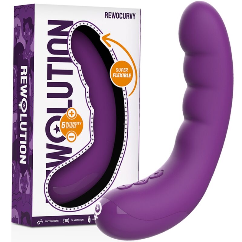 Rewolution rewocurvy vibratore flessibile ricaricabile-2