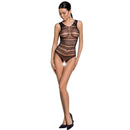 Passion woman bs086 bodystocking - nero taglia unica-0