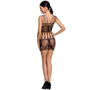 Bodystocking passion woman bs090 - nero taglia unica-1