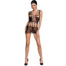 Bodystocking passion woman bs090 - nero taglia unica-0