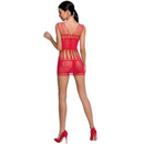 Bodystocking passion woman bs090 - rosso taglia unica-1