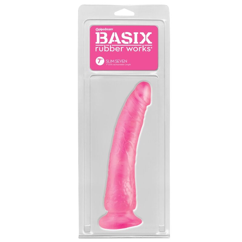 Basix lavorazioni in gomma slim 19 cm rosa-1