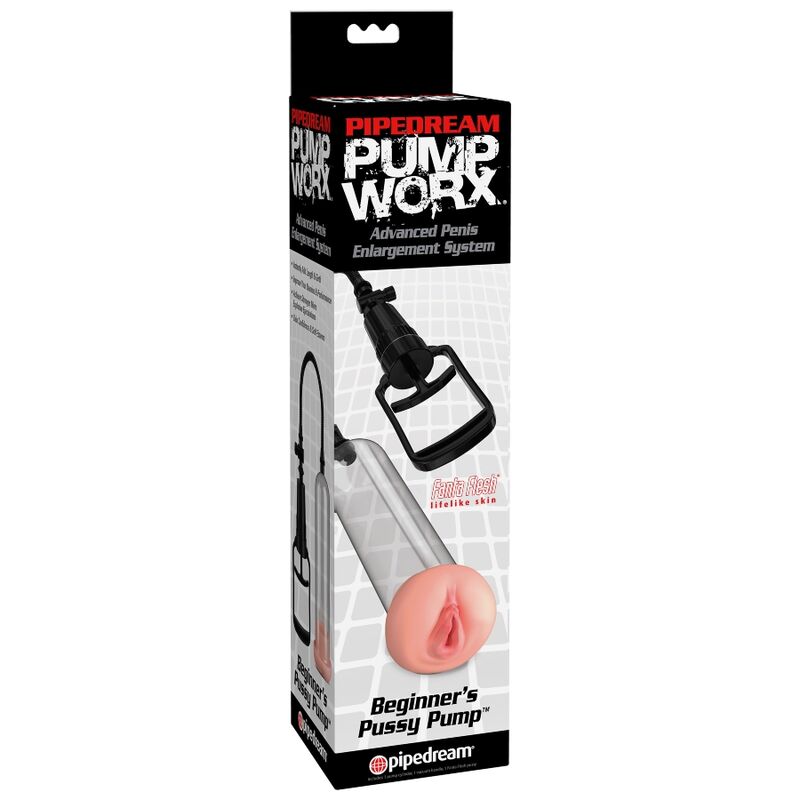 Pump worx bomba de ereccion con vagina para principiantes-2