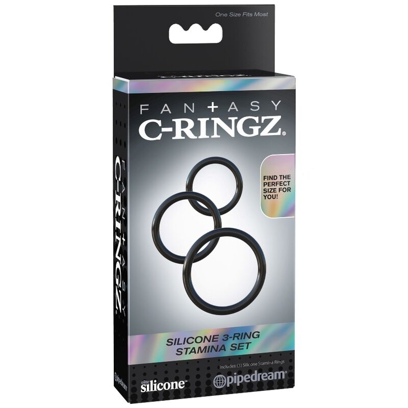 Set 3 anelli stamina in silicone fantasy c-ringz-2