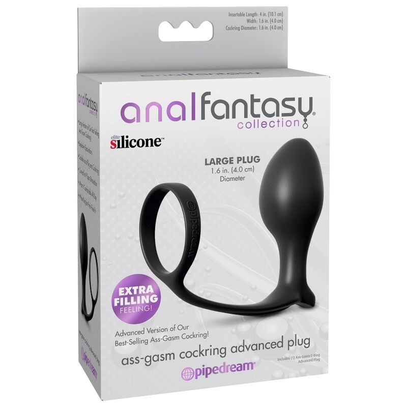Anal fantasy collection ass-gasm cockring advanced plug-4