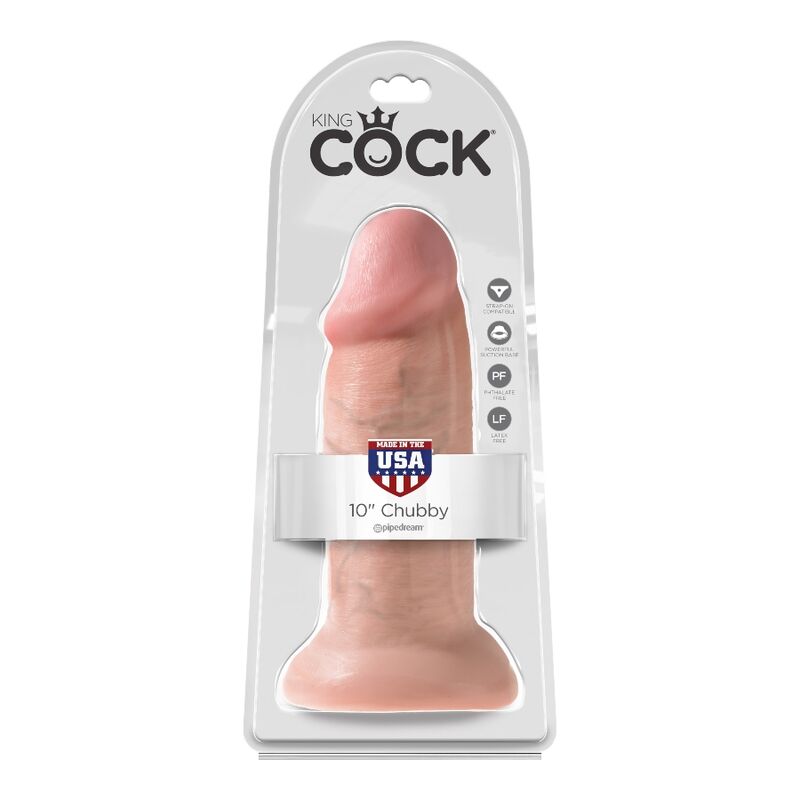 King cock dildo realistico chubby 25,4 cm-2
