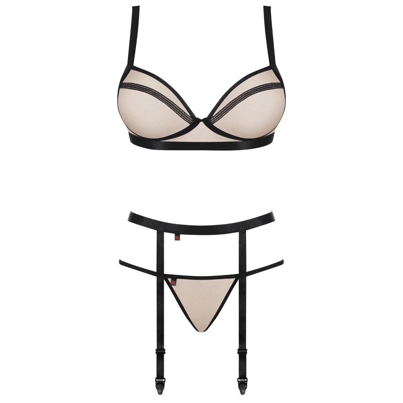 Obsessive - nudelia set tre pezzi l / xl-2