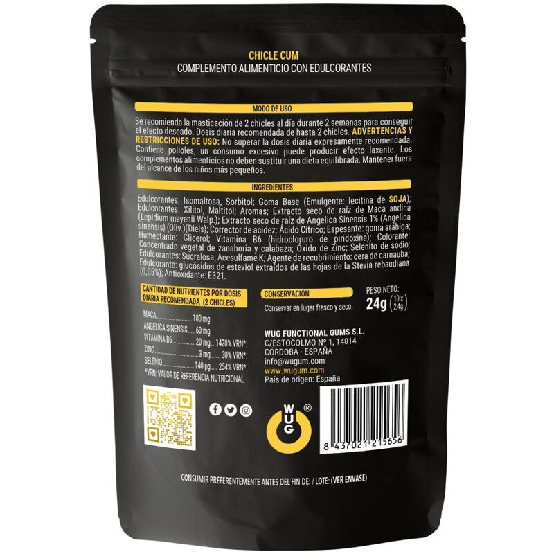 Wug gum cum increaser & banana semen flavor enhancer 10 units-1