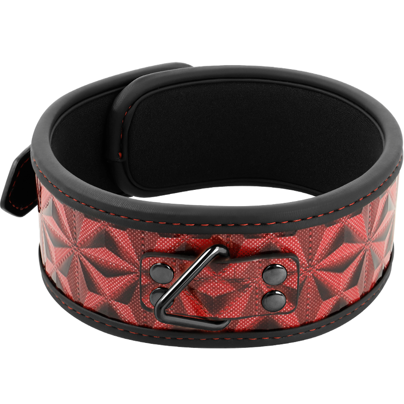 Collana in pelle vegan begme red edition-1