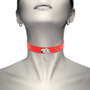 Coquette chic desire fetish del choker artigianato a mano - rosso-0