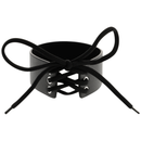 Coquette chic desire choker artigianale in pelle vegan-2