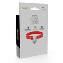 Coquette chic desire chiavi del girocollo artigianale a cuore - rosso-4