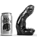 Dildo tutto nero 15cm-0