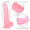 Dildo regina dimensioni calex - rosa 20,3 cm-2