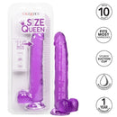 Dildo regina dimensioni calex - viola 25,5 cm-1