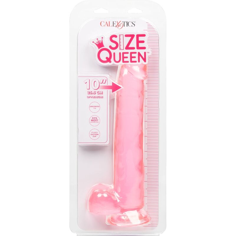 Dildo regina dimensioni calex - rosa 25,5 cm-6