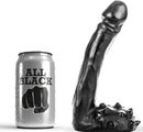 Dildo tutto nero 19cm-0