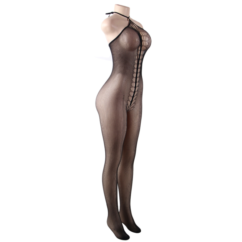 Queen lingerie halter neck bodystocking sl-5