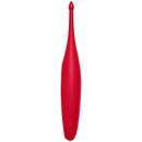 Vibratore soddisfacente twirling fun tip - rosso-1