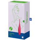 Vibratore soddisfacente twirling fun tip - rosso-3