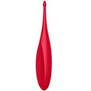 Vibratore soddisfacente twirling fun tip - rosso-0
