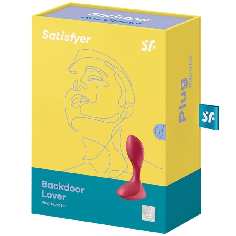 Tappo vibrante satisfyer backdoor lover - rosso-3