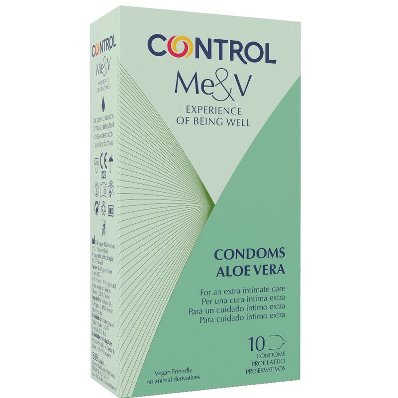 Preservativi di controllo aloe vera 10 unitÀ-0